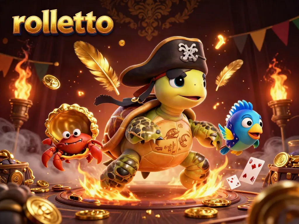 Engage with rolletto's thrilling live casino action featuring vibrant characters and dynamic game elements.