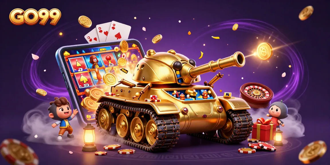 Enjoy thrilling gaming with GO99, featuring a vibrant 3D casino beetle tank.